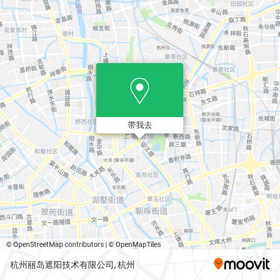 杭州丽岛遮阳技术有限公司地图