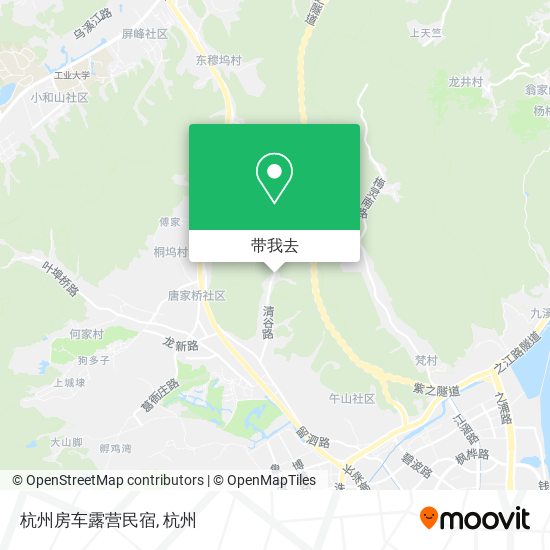杭州房车露营民宿地图