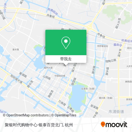 聚银时代购物中心-银泰百货北门地图