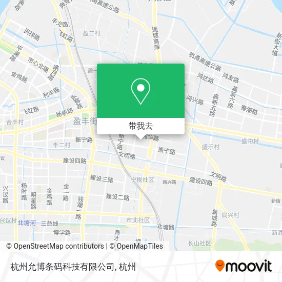 杭州允博条码科技有限公司地图