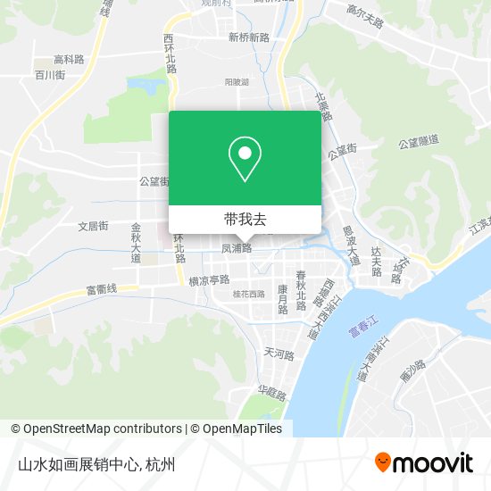 山水如画展销中心地图