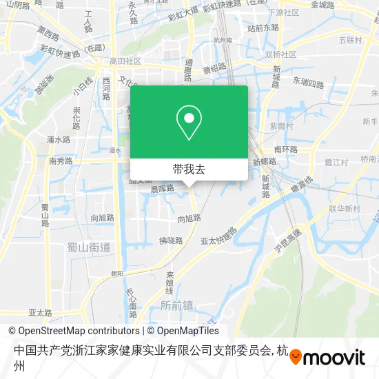 中国共产党浙江家家健康实业有限公司支部委员会地图
