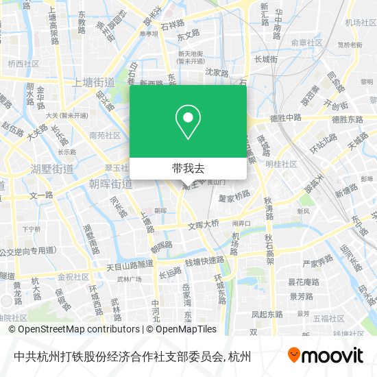 中共杭州打铁股份经济合作社支部委员会地图