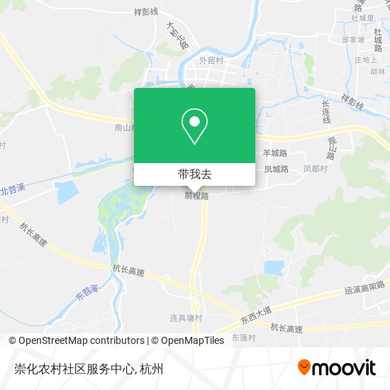 崇化农村社区服务中心地图