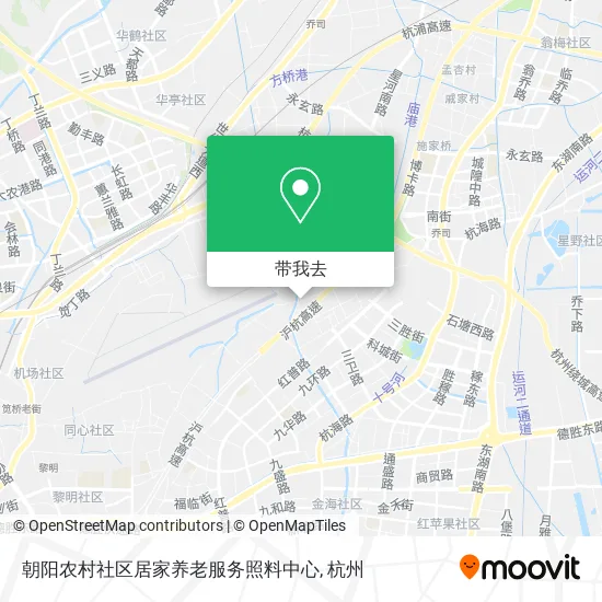 朝阳农村社区居家养老服务照料中心地图