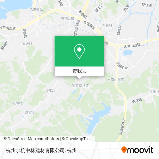杭州余杭中林建材有限公司地图