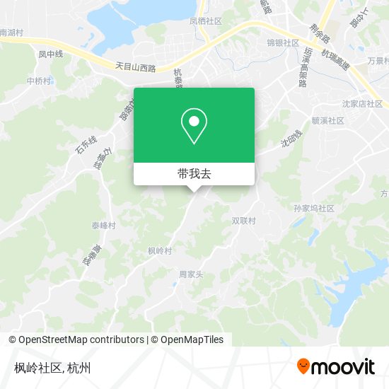 枫岭社区地图