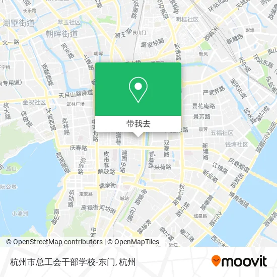 杭州市总工会干部学校-东门地图