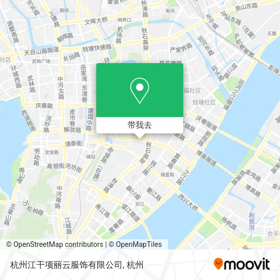 杭州江干项丽云服饰有限公司地图