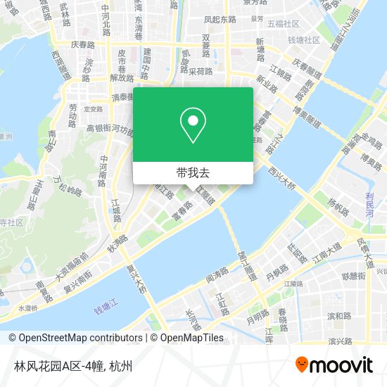 林风花园A区-4幢地图