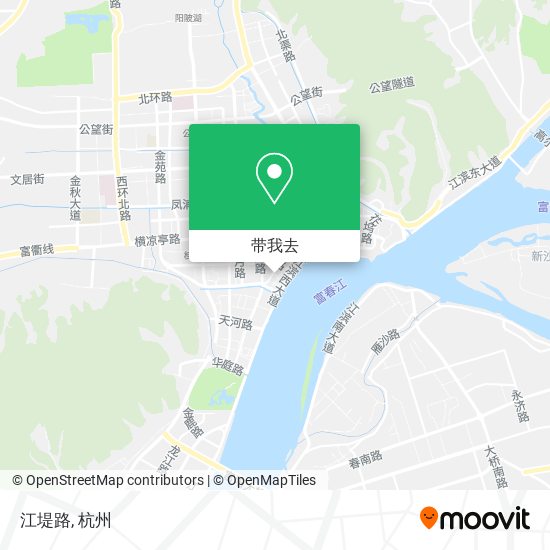 江堤路地图