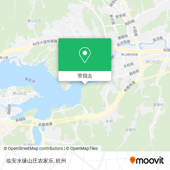 临安水缘山庄农家乐地图