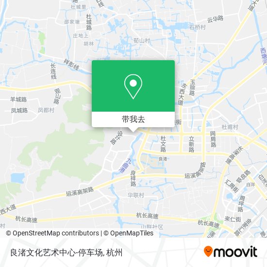 良渚文化艺术中心-停车场地图
