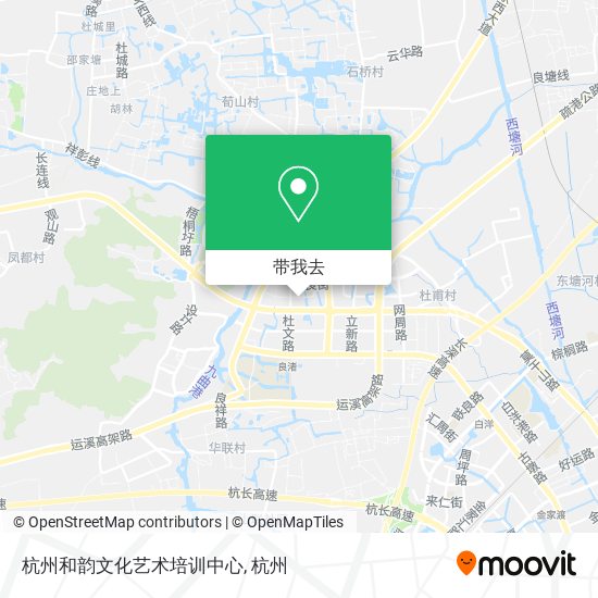 杭州和韵文化艺术培训中心地图