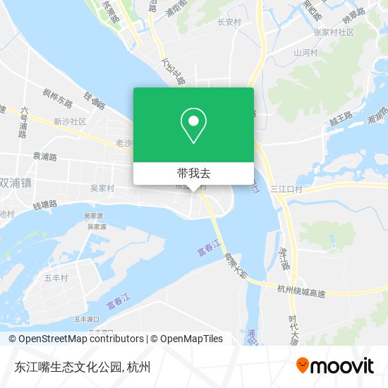 东江嘴生态文化公园地图