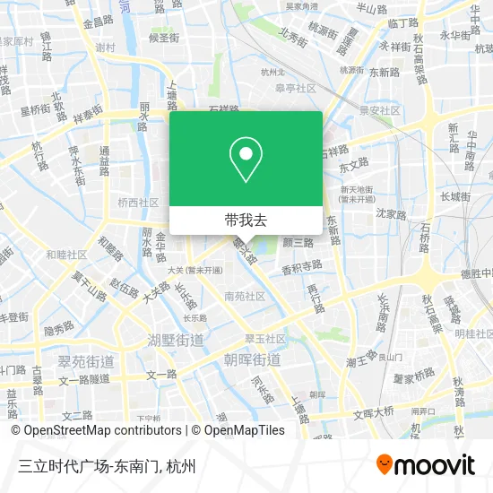 三立时代广场-东南门地图