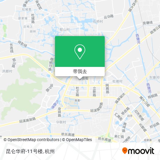 昆仑华府-11号楼地图