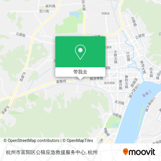 杭州市富阳区公狼应急救援服务中心地图