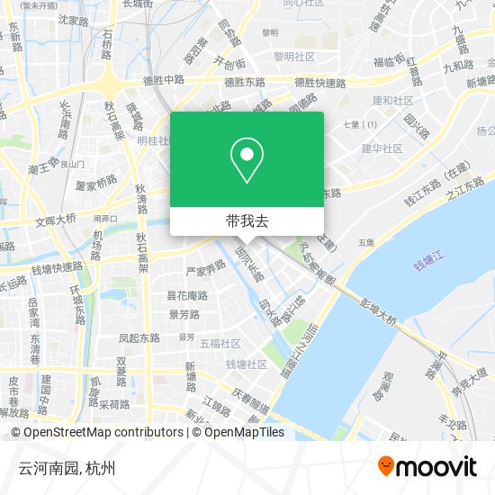 云河南园地图