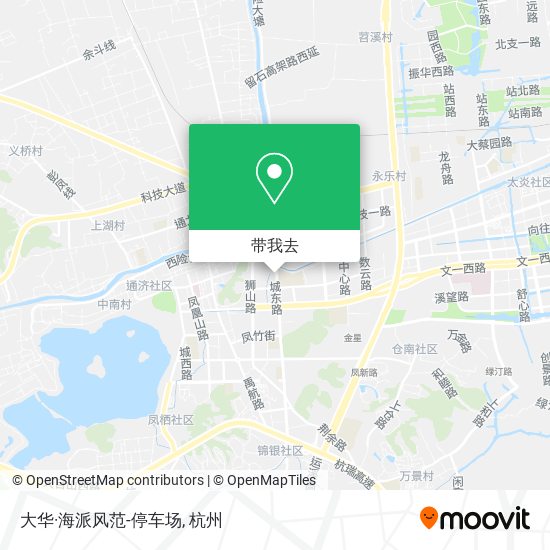 大华·海派风范-停车场地图