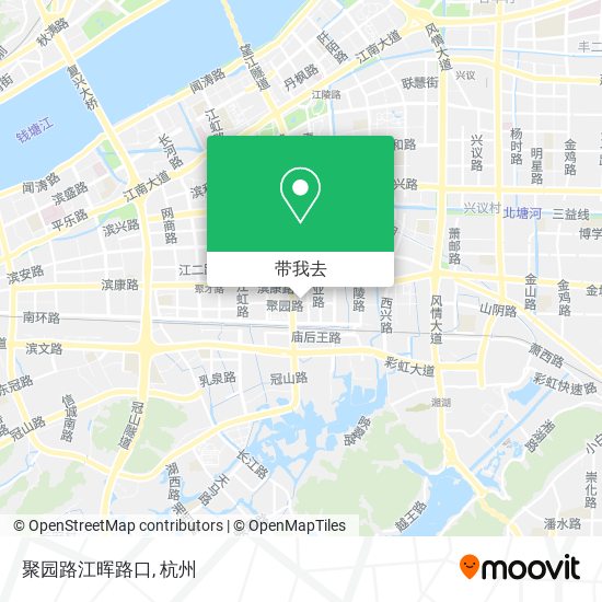 聚园路江晖路口地图