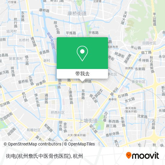 街电(杭州詹氏中医骨伤医院)地图