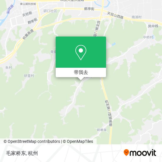 毛家桥东地图