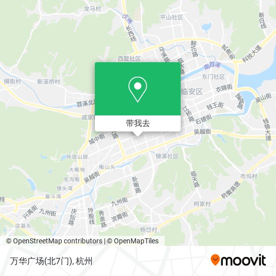 万华广场(北7门)地图