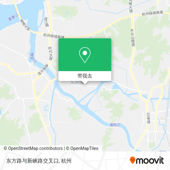 东方路与新峡路交叉口地图