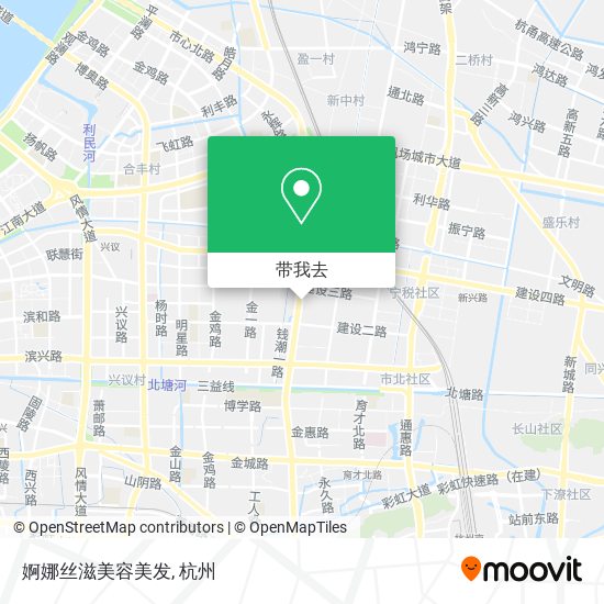 婀娜丝滋美容美发地图