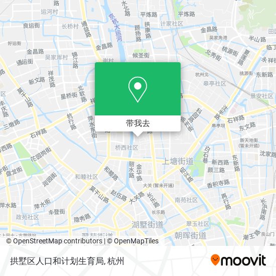 拱墅区人口和计划生育局地图