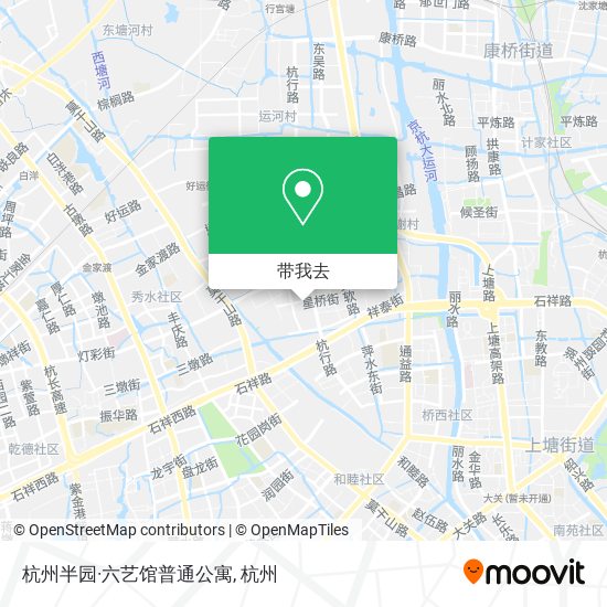 杭州半园·六艺馆普通公寓地图
