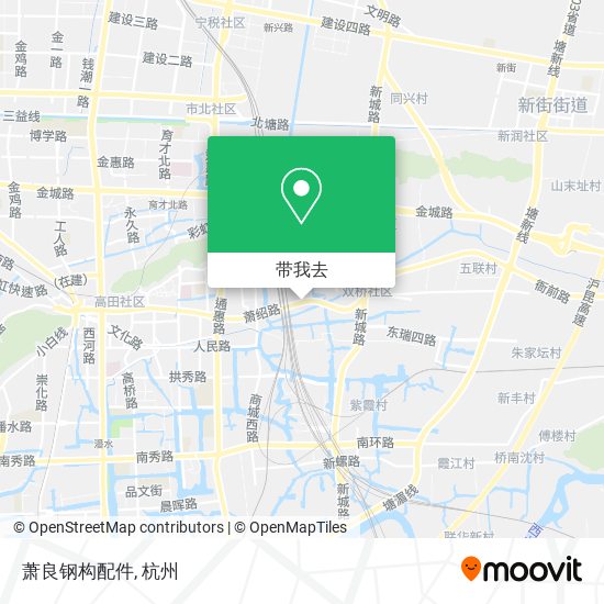 萧良钢构配件地图