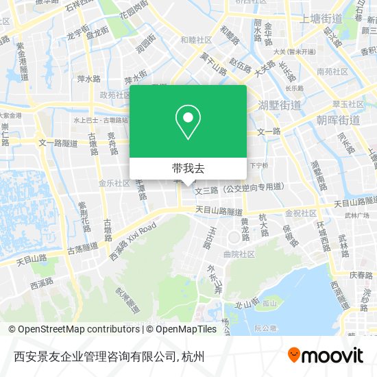 西安景友企业管理咨询有限公司地图