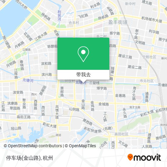 停车场(金山路)地图