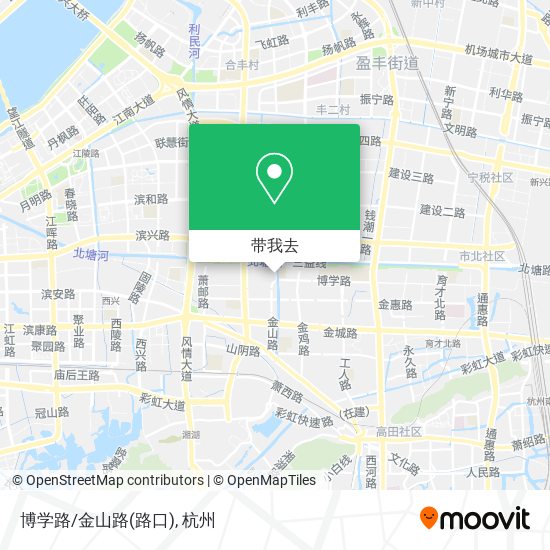 博学路/金山路(路口)地图
