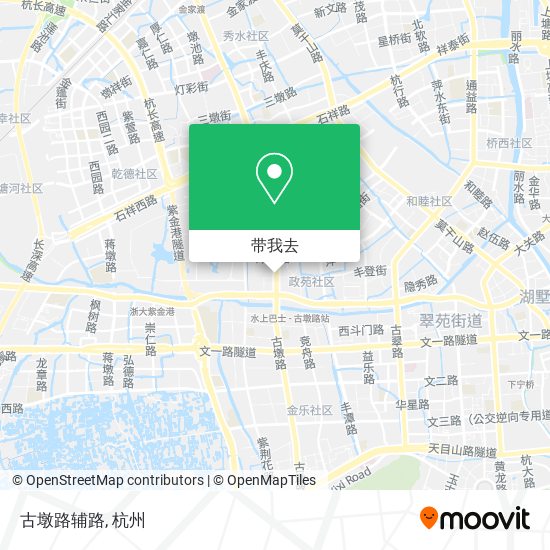 古墩路辅路地图