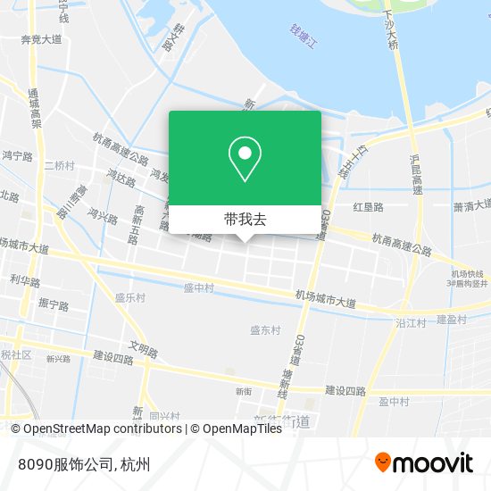 8090服饰公司地图