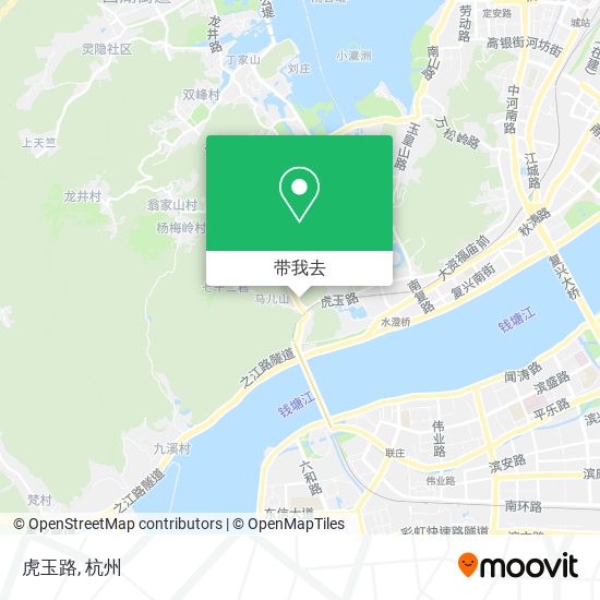 虎玉路地图