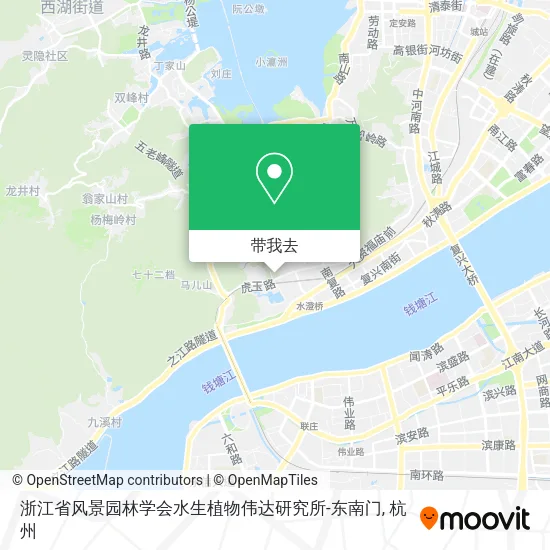 浙江省风景园林学会水生植物伟达研究所-东南门地图