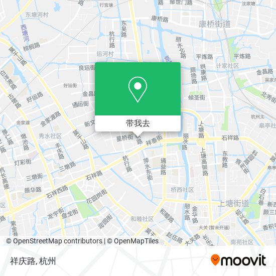 祥庆路地图