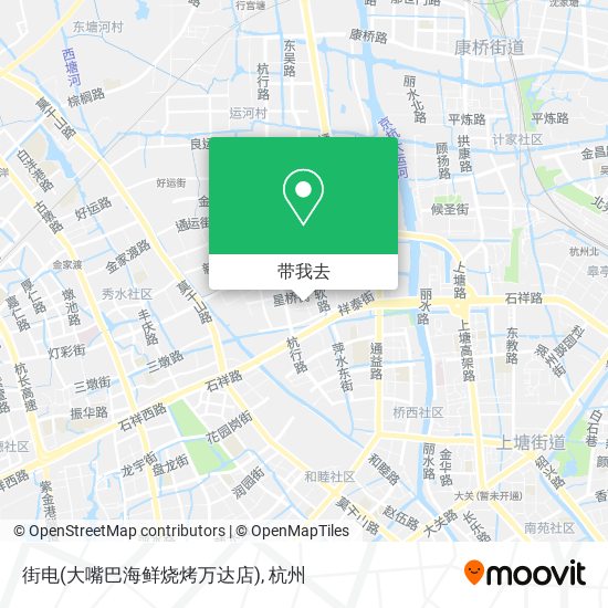 街电(大嘴巴海鲜烧烤万达店)地图