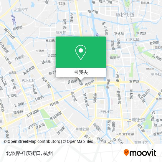 北软路祥庆街口地图