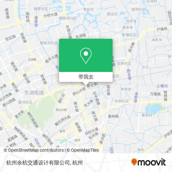 杭州余杭交通设计有限公司地图