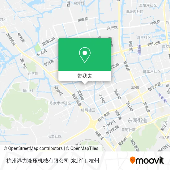 杭州港力液压机械有限公司-东北门地图