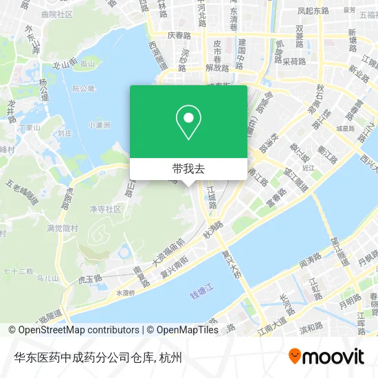 华东医药中成药分公司仓库地图