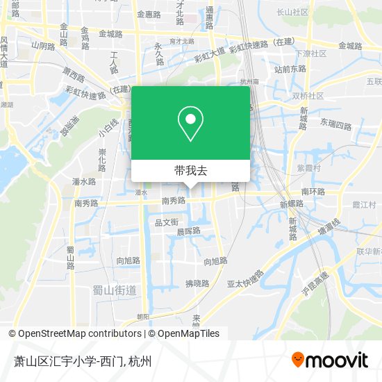 萧山区汇宇小学-西门地图