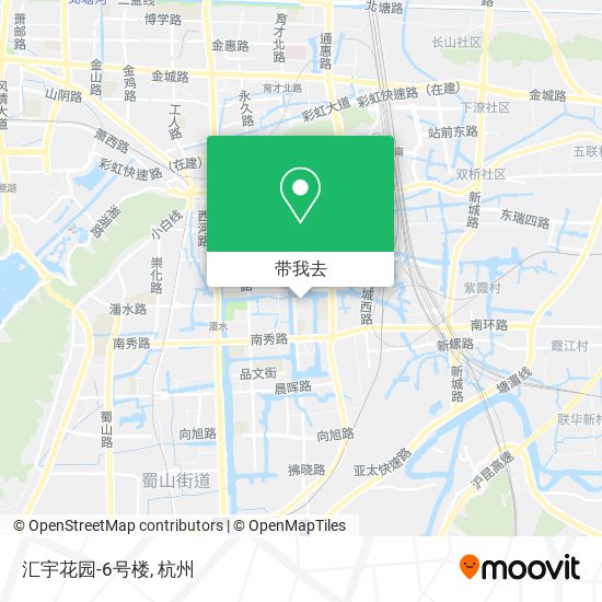汇宇花园-6号楼地图