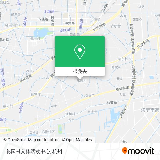 花园村文体活动中心地图