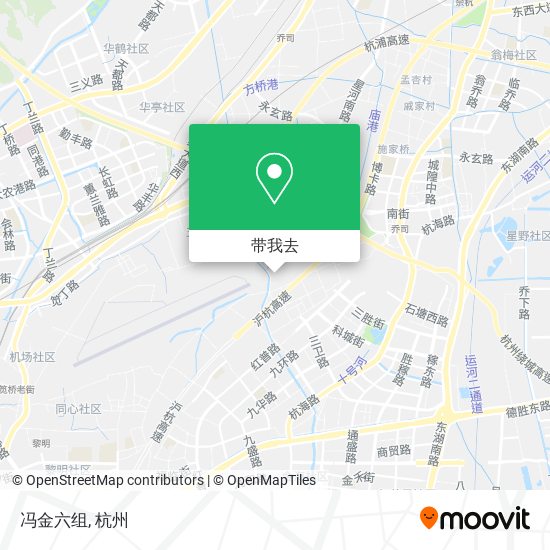 冯金六组地图
